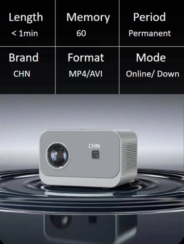CHN high-definition projector 60GB