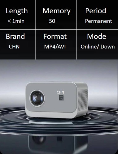 CHN high-definition projector 50GB