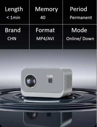 CHN high-definition projector 40GB