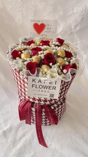 Custom Flowers and Choclates Kit A