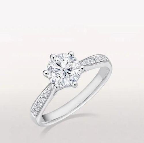True Love 18K Diamond Ring Engagement Ring
