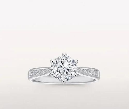 True Love 18K Diamond Ring Engagement Ring