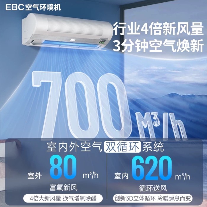 Super cool 1.5 horsepower  wall-mounted home bedroom air conditioner