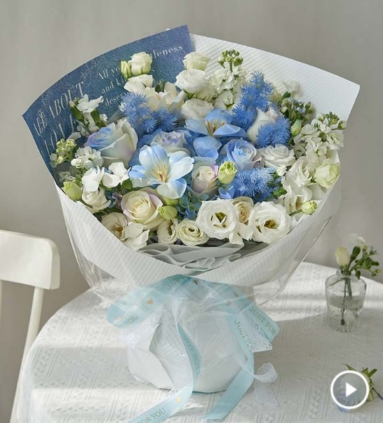 Zodiac Guardian Flowers  blue 
