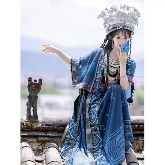 Attractive clothing haute couture ethnic costumes