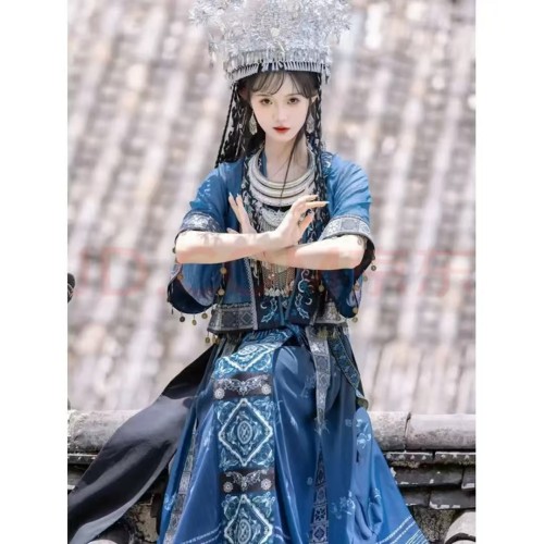 Attractive clothing haute couture ethnic costumes