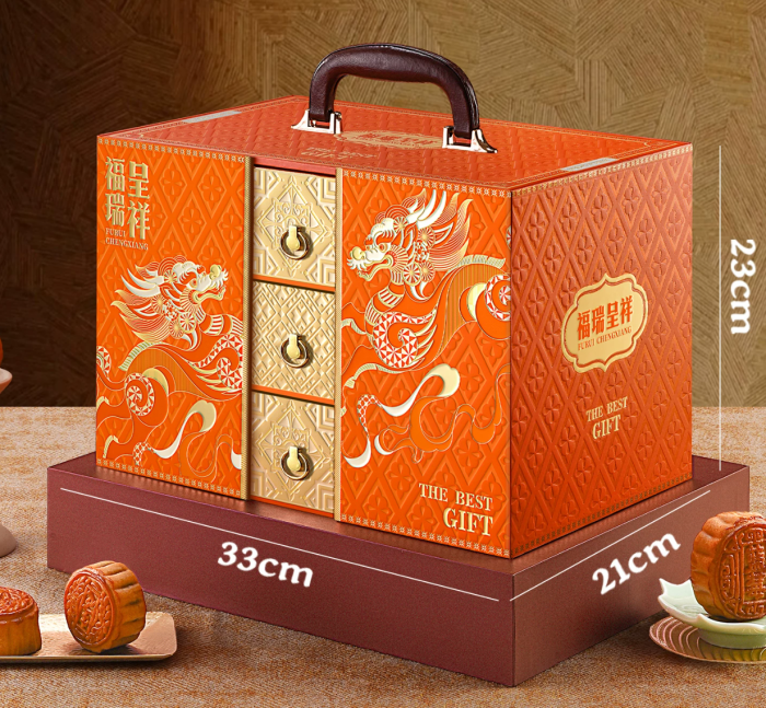 Mooncake gift box set - Mid-Autumn Festival gift with 24 pieces and 16 flavors