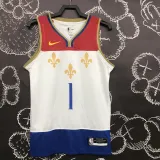 2020 Pelicans WILLIAMSON #1 White City Edition Top Quality Hot Pressing NBA Jersey