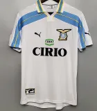 1999-2000 Lazio Centenary White Retro Soccer Jersey