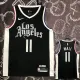 Clippers WALL #11 Black Top Quality Hot Pressing NBA Jersey