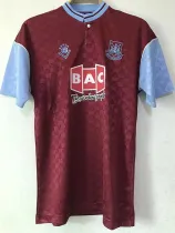 1989-90 West Ham Home Retro Soccer Jersey