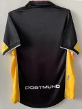 1998 Dortmund Away Black Retro Soccer Jersey