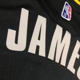 LAKERS Glory version JAMES #6 Black Top Quality Hot Pressing NBA Jersey