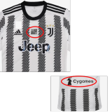 2022-23 JUV Home Player Version Soccer Jersey
