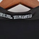 2009-2010 RMA Away Black Retro Soccer Jersey