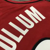 Trail Blazers McCOLLUM #３Red Trapeze Edition Top Quality Hot Pressing NBA Jersey