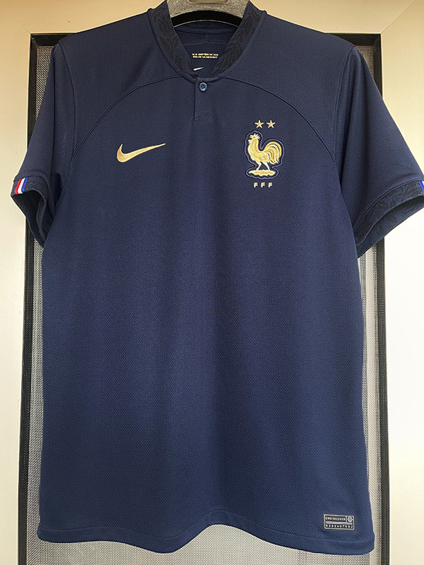 2022-23 France Home World Cup Fans Soccer Jersey