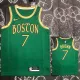 2020 CELTICS BROWN #7 City Edition Green Top Quality Hot Pressing NBA Jersey