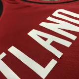 Trail Blazers McCOLLUM #３Red Trapeze Edition Top Quality Hot Pressing NBA Jersey