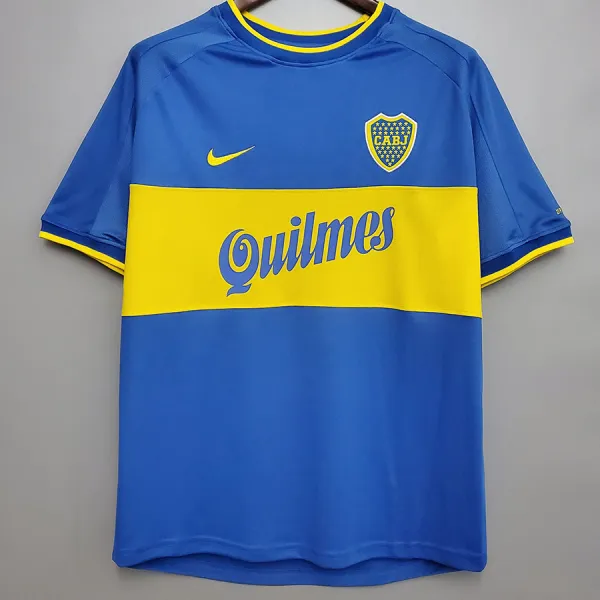 1999-2000 Boca Juniors Home Retro Soccer Jersey