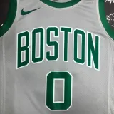 CELTICS TATUM #0 Gray Top Quality Hot Pressing NBA Jersey