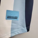 2001 Argentina MARADONA 10# Commemorative Edition Retro Soccer Jersey
