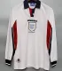1998 England Home Retro Long Sleeve Soccer Jersey (长袖)