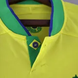 2022-23 Brazil Home World Cup Fans Soccer Jersey