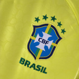 2022-23 Brazil Home World Cup Fans Soccer Jersey