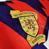 1991-1993 Scotland White Retro Soccer Jersey