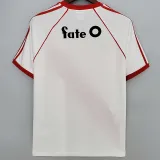1986 River Plate White Retro Soccer Jersey