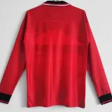 1994-1996 Man Utd Home Long sleeve Retro soccer jersey (长袖)