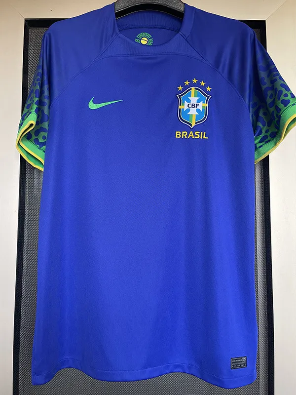2022-23 Brazil Away World Cup Fans Soccer Jersey