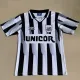 1998-1999 Santos FC White and Black Retro Soccer Jersey