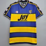 2001-2002 Parma Home Retro Soccer Jersey