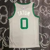 CELTICS TATUM #0 Gray Top Quality Hot Pressing NBA Jersey