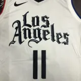 Clippers WALL #11 White Top Quality Hot Pressing NBA Jersey