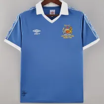 1981-1982 Man City Home Retro Soccer Jersey