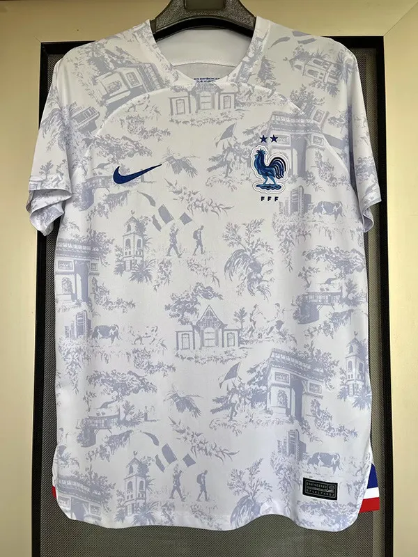 2022-23 France Away World Cup Fans Soccer Jersey