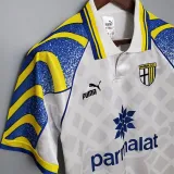 1995-1997 Parma White Retro Soccer Jersey