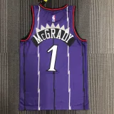 Raptors McGRADY #1 Purple Retro Top Quality Hot Pressing NBA Jersey