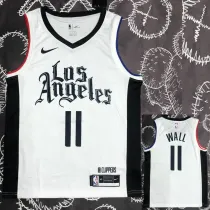 Clippers WALL #11 White Top Quality Hot Pressing NBA Jersey