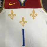2020 Pelicans WILLIAMSON #1 White City Edition Top Quality Hot Pressing NBA Jersey