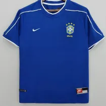 1998 Brazil Away Retro Soccer Jersey