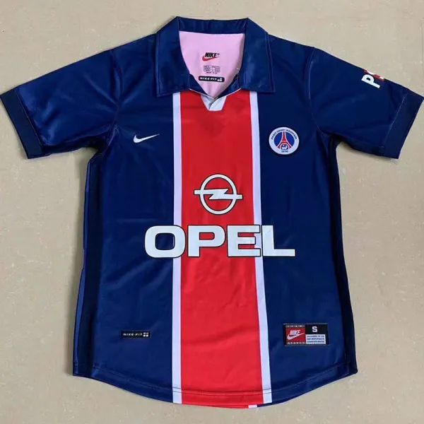 1998-1999 PSG Paris Home Retro Soccer Jersey