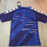 1994-1996 RMA Away Purple Blue Retro Soccer Jersey