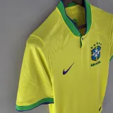 2022-23 Brazil Home World Cup Fans Soccer Jersey