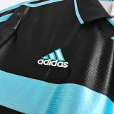 1999-2000 Marseille Away Black Retro Soccer Jersey