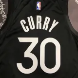 2020 Warriors CURRY #30 Black Grey Top Quality Hot Pressing NBA Jersey
