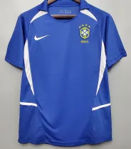 2002 Brazil Away Retro Soccer Jersey